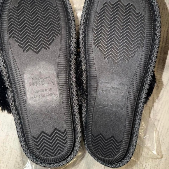 The Original MUK LUKS Cozy Slip On Women's Slippers Size large 9-10 Black new - Picture 2 of 7